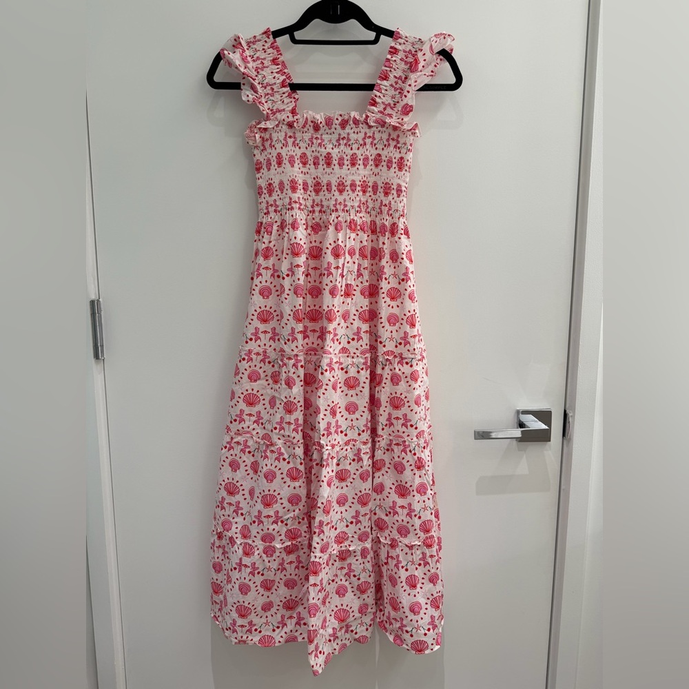 Hill House Ellie Nap Dress Mermaid Seashells Print